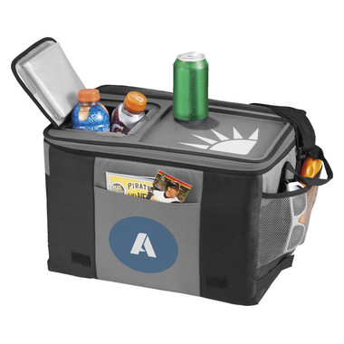 Borsa termica 50 lattine - colore Nero/Grigio