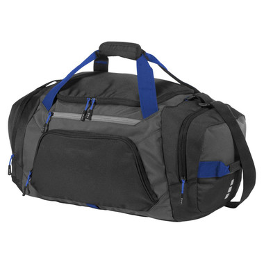 Borsone sportivo con portascarpe personalizzabile - colore Nero/Grigio