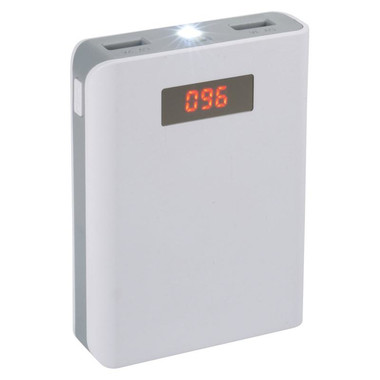 Powerbank 8800mah con display led - colore Bianco