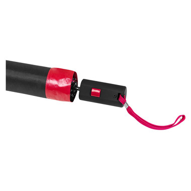 Ombrello 2-sezioni automatico bicolore - colore Nero/Rosso