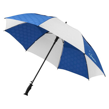 Ombrello automatico ventilato 27" - colore Bianco/Blu Royal