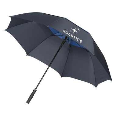 Ombrello bicolore doppio strato 30" automatico - colore Navy/Blu Royal