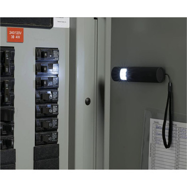 Torcia a LED magnetica, sottile e luminosa STAC - colore Nero