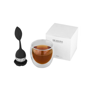 Set da the - colore Nero/Trasparente