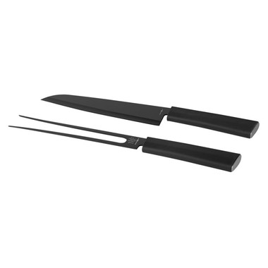 Set coltello e forchettone - colore Nero