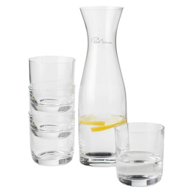 Set caraffa con 4 bicchieri - colore Trasparente