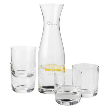 Set caraffa con 4 bicchieri - colore Trasparente