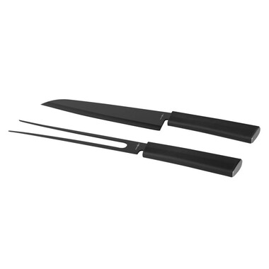 Set coltello e forchettone - colore Nero