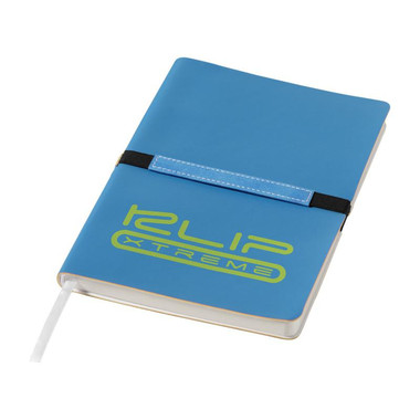 Notebook A5 Stretto con fascia elastica - colore Blu