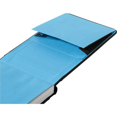 Notebook tascabile con elastico - colore Nero