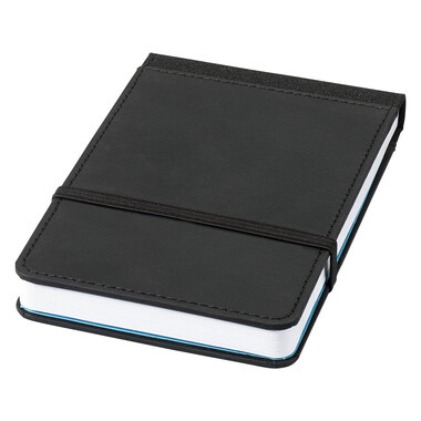 Notebook tascabile con elastico - colore Nero