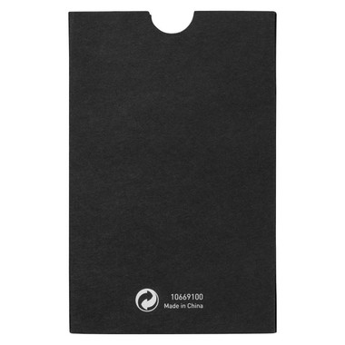 Notebook tascabile con elastico - colore Nero