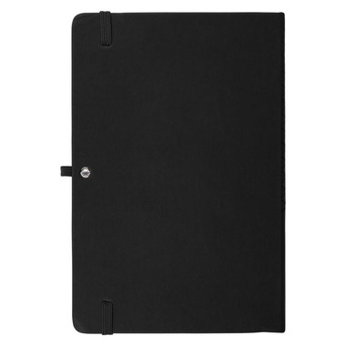 Notebook A5 80 pagine a righe personalizzabile - colore Nero