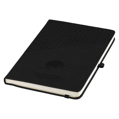 Notebook A5 80 pagine a righe personalizzabile - colore Nero