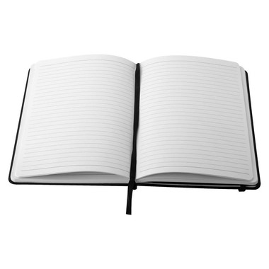 Notebook Balmain formato A5 personalizzabile - colore Nero