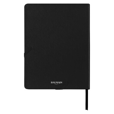 Set regalo block notes e penna Balmain - colore Nero