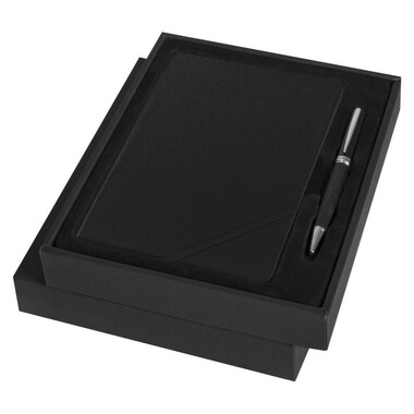 Set regalo block notes e penna Balmain - colore Nero