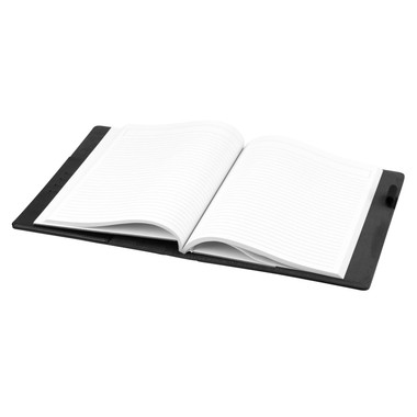 Portfolio essenziale con blocco - colore Nero