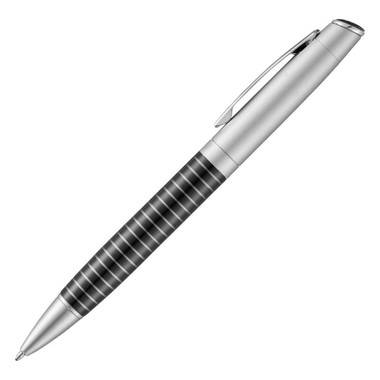 Penna a sfera Averell - colore Nero/Argento