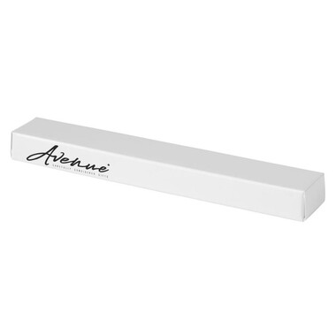 Penna a sfera con gommino touch Averell - colore Nero/Argento