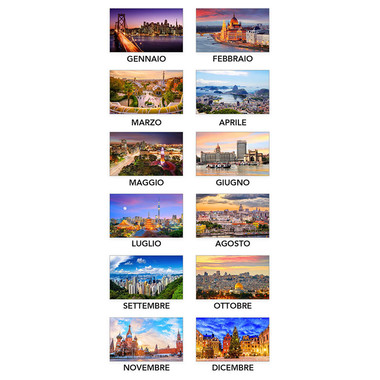 Calendario città del mondo 2020