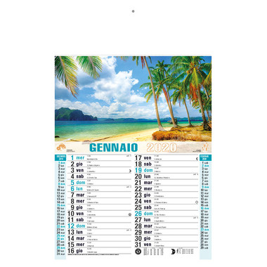 Calendario Travel 2020