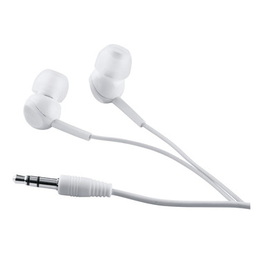 Auricolari in silicone con 2 ricambi colore bianco