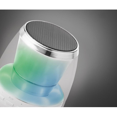 Bluetooth speaker mood light con micro USB colore bianco