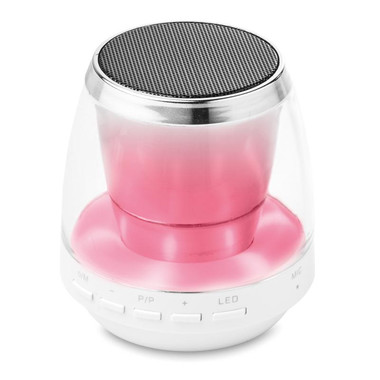 Bluetooth speaker mood light con micro USB colore bianco