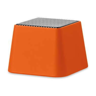 Mini casse bluetooth con led colore arancio