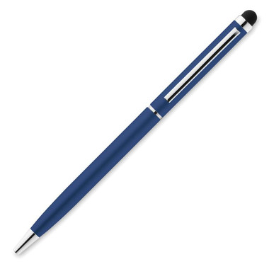 Penna a sfera in alluminio con meccanismo twist colore blu