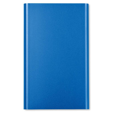 Power bank in alluminio da 4000 mAh colore blu royal