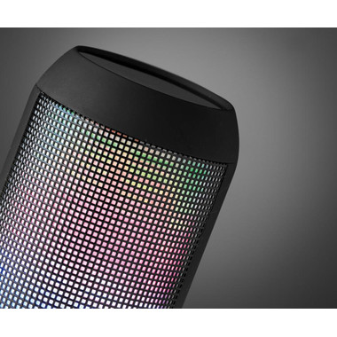 Speaker bluetooth con led multicolore colore nero