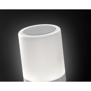 Speaker con luce da tavolo multifunzione colore bianco