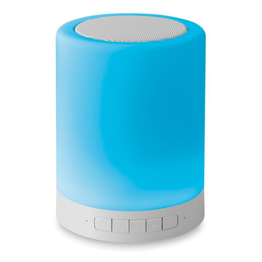 Speaker con luce da tavolo multifunzione colore bianco