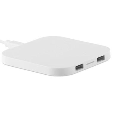 Caricatore con 2 porte per le ultime versioni di smartphone colore bianco MO9309-06