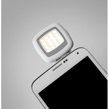 Luce LED portatile per smartphones colore bianco