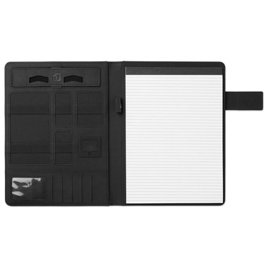 Porta blocco A4 con powerbank 4000 mAh colore nero MO9232-03