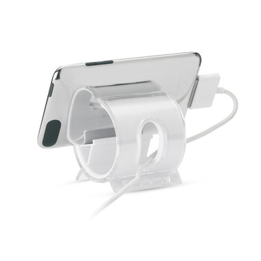 Portacellulare o MP3 in plastica colore bianco