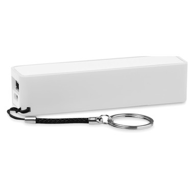 Portachiavi PowerBank 2200mAh colore bianco