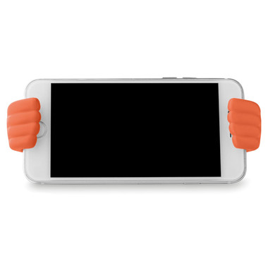 Supporto per smartphone regolabile colore arancio