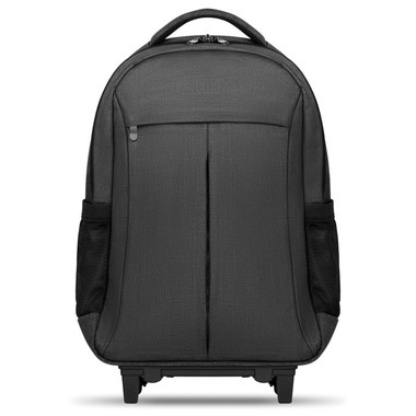 Zaino trolley bicolore con scomparto per laptop colore grigio
