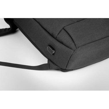 Zaino trolley bicolore con scomparto per laptop colore grigio