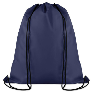 Ampia sacca con chiusura a zip colore blu