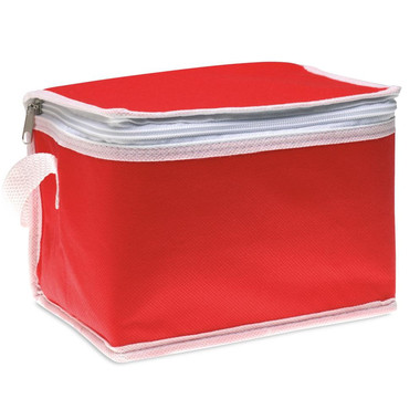 Borsa frigo 6 lattine con interno in alluminio colore rosso MO7883-05
