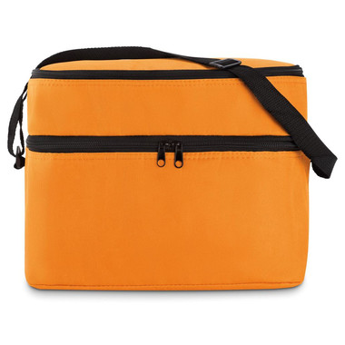Borsa frigo con 2 comparti colore arancio MO8949-10
