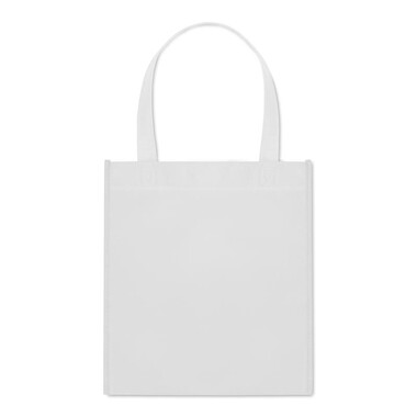 Borsa in TNT con manici corti colore bianco MO8959-06