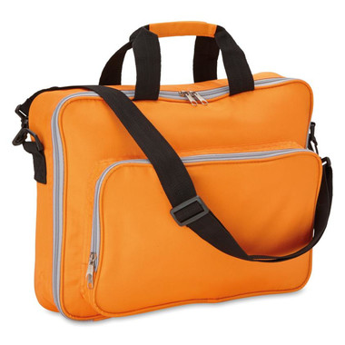 Porta laptop 15 pollici con tracolla removibile colore arancio