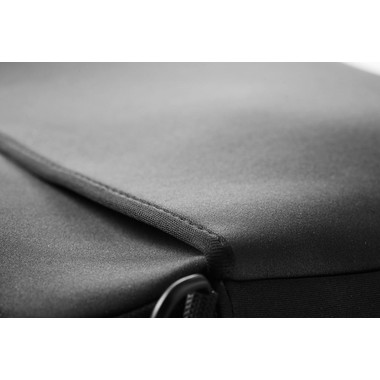 Porta laptop con manico e tracolla regolabili colore nero