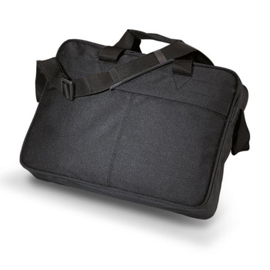 Portadocumenti con tracolla in poliestere colore nero IT2074-03